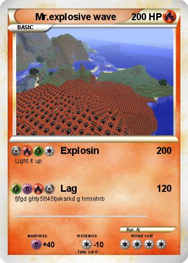 Pokemon Mr.explosive wave