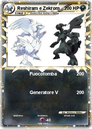 Pokemon Reshiram e Zekrom