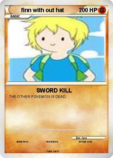 Pokemon finn with out hat