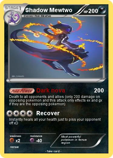 Pokemon Shadow Mewtwo