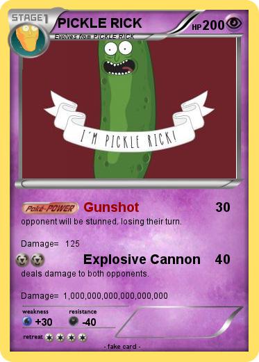 Pokemon PICKLE RICK