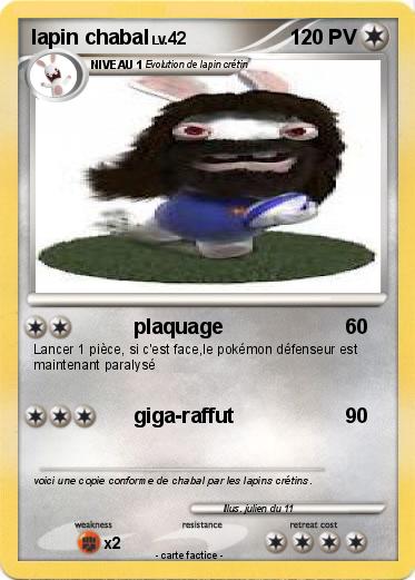 Pokemon lapin chabal