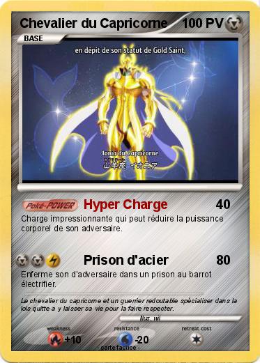 Pokemon Chevalier du Capricorne