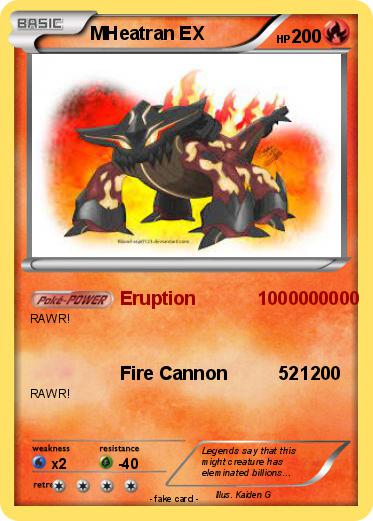 Pokemon MHeatran EX