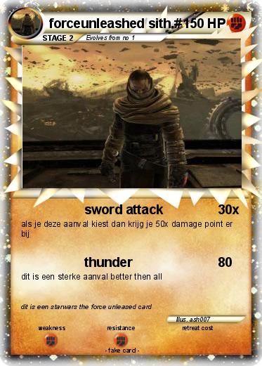 Pokemon forceunleashed sith.#