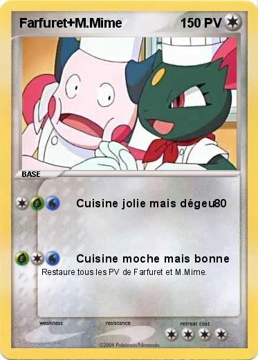 Pokemon Farfuret+M.Mime