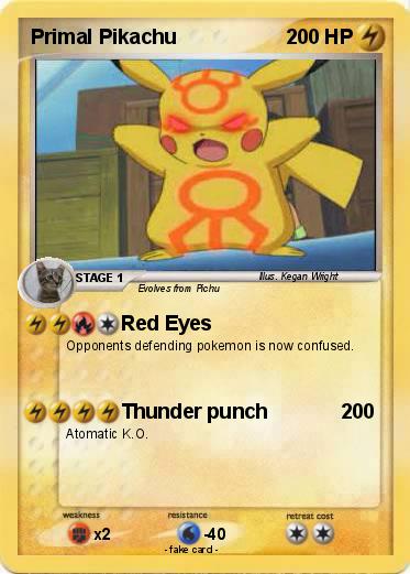 Pokemon Primal Pikachu