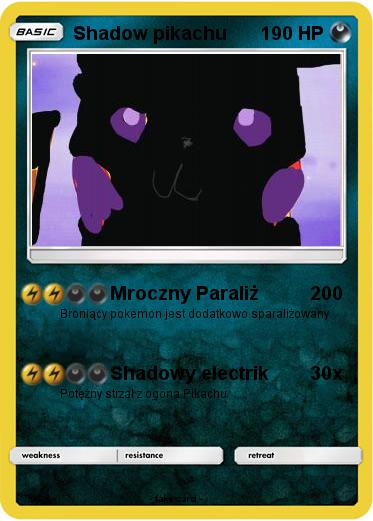 Pokemon Shadow pikachu