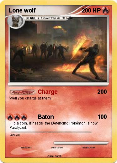 Pokemon Lone wolf