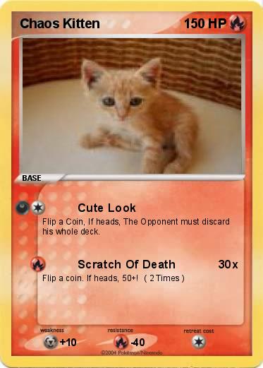 Pokemon Chaos Kitten