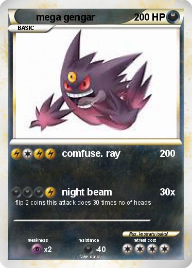 Pokemon mega gengar