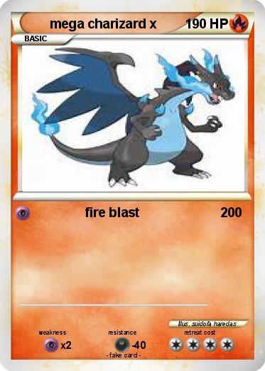 Pokemon mega charizard x
