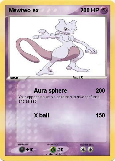 Pokemon Mewtwo ex