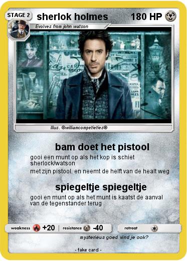 Pokemon sherlok holmes