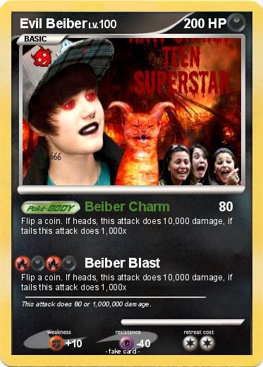 Pokemon Evil Beiber