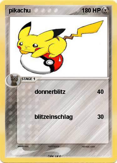 Pokemon pikachu