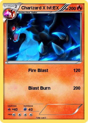 Pokemon Charizard X lvl:EX