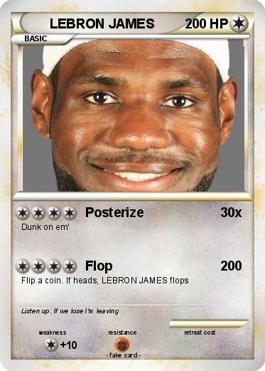 Pokemon LEBRON JAMES