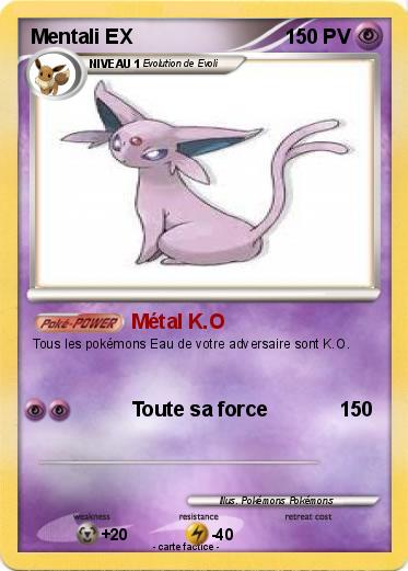 Pokemon Mentali EX
