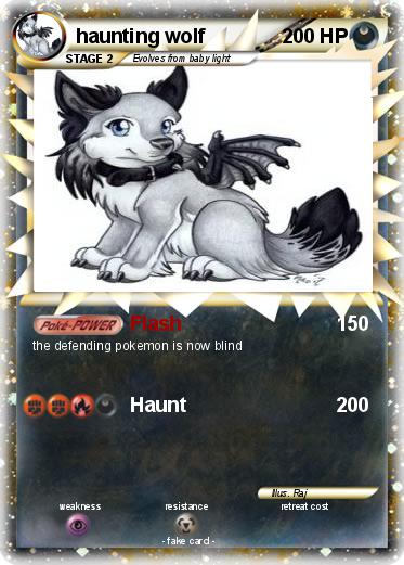 Pokemon haunting wolf