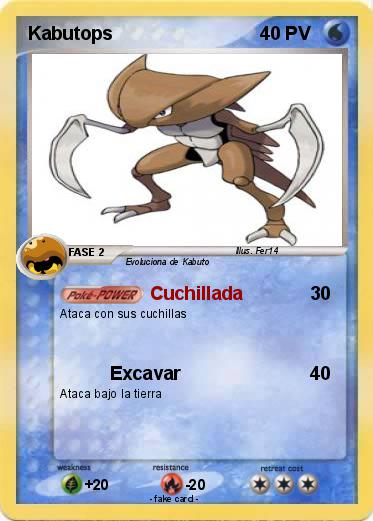 Pokemon Kabutops