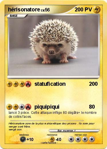 Pokemon hérisonatore