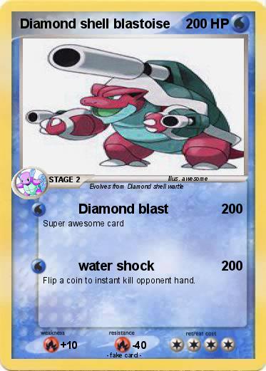 Pokemon Diamond shell blastoise