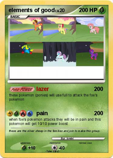 Pokemon elements of good