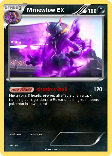 Pokemon M mewtow EX