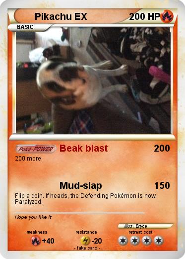 Pokemon Pikachu EX