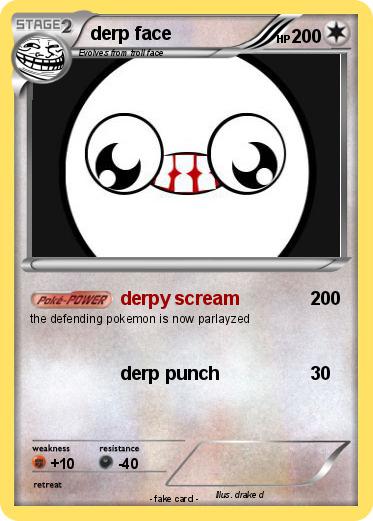 Pokemon derp face