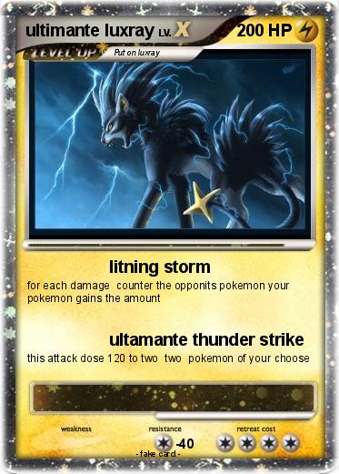 Pokemon ultimante luxray