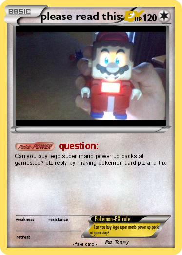 Pokemon please read this: