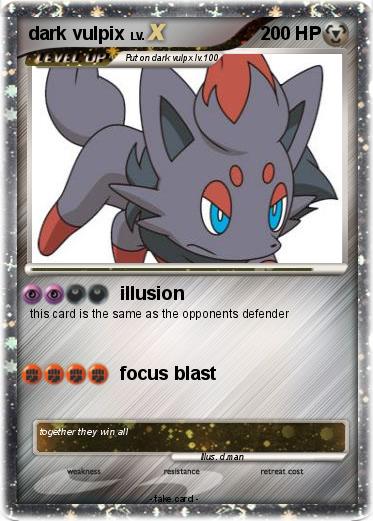 Pokemon dark vulpix