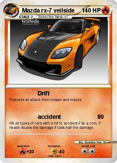 Pokemon Mazda rx-7 veilside