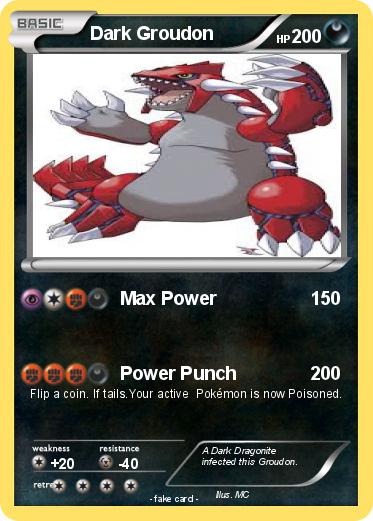 Pokemon Dark Groudon