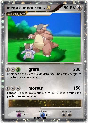 Pokemon mega cangourex