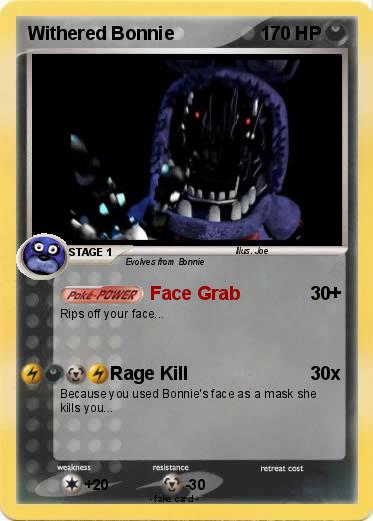 Pokemon Withered Bonnie