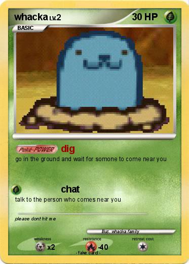 Pokemon whacka