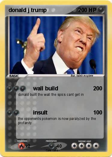 Pokemon donald j trump