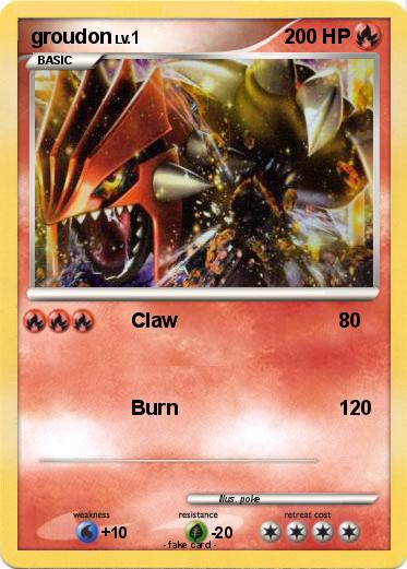 Pokemon groudon