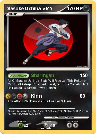 Pokemon Sasuke Uchiha