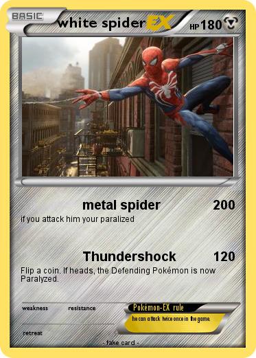 Pokemon white spider