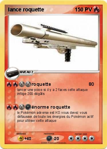 Pokemon lance roquette