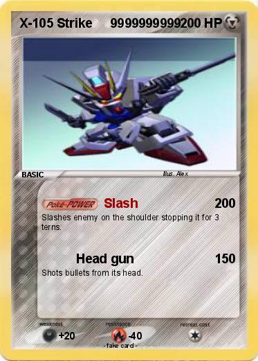 Pokemon X-105 Strike     9999999999