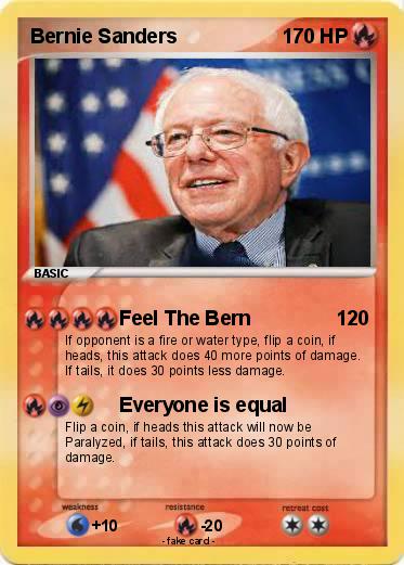 Pokemon Bernie Sanders