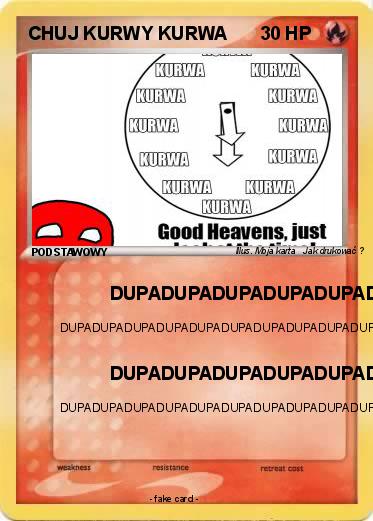 Pokemon CHUJ KURWY KURWA