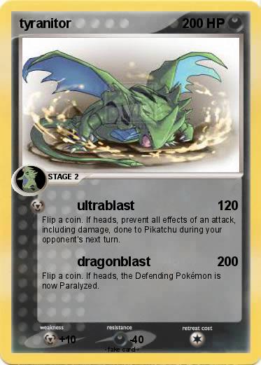 Pokemon tyranitor