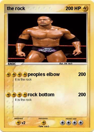 Pokemon the rock