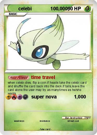 Pokemon celebi              100,000,